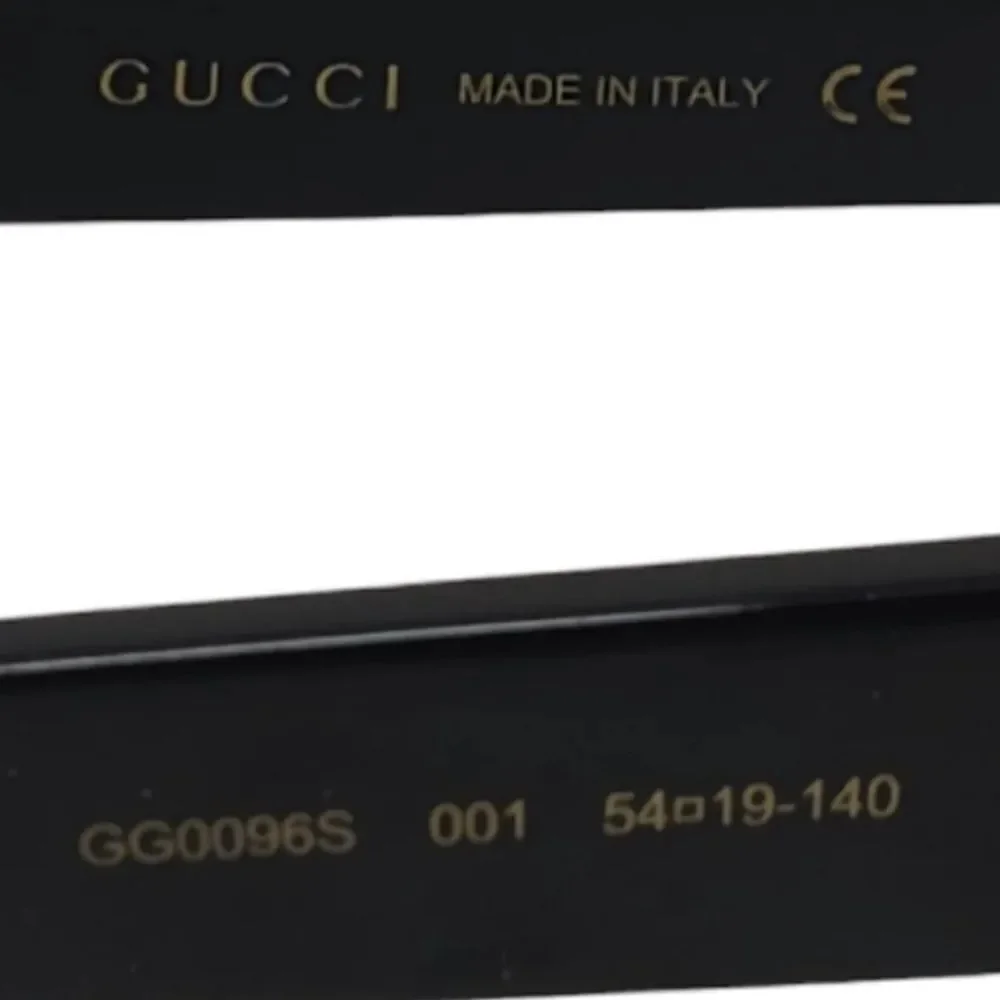 Gucci Classic Oversized Rectangular Sunglasses GG0096S NWT $500